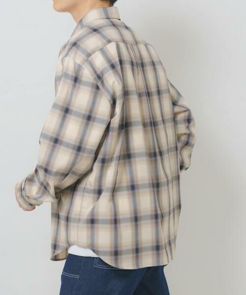 URBAN RESEARCH ITEMS / アーバンリサーチ アイテムズ シャツ・ブラウス | オンブレチェックレギュラーカラーライトシャツ | 詳細25