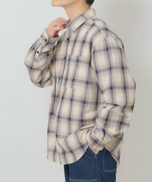 URBAN RESEARCH ITEMS / アーバンリサーチ アイテムズ シャツ・ブラウス | オンブレチェックレギュラーカラーライトシャツ | 詳細26