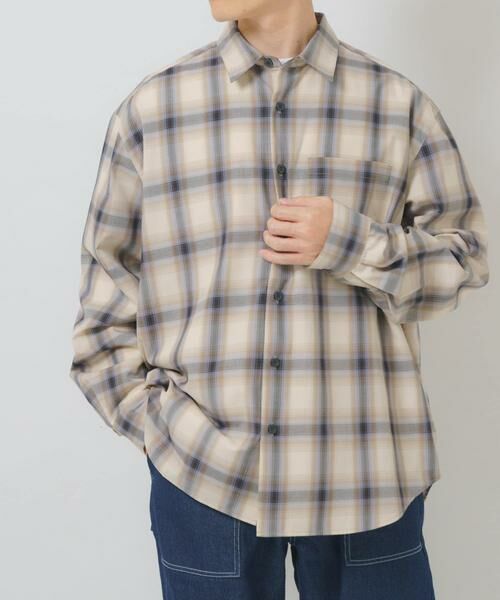 URBAN RESEARCH ITEMS / アーバンリサーチ アイテムズ シャツ・ブラウス | オンブレチェックレギュラーカラーライトシャツ | 詳細28