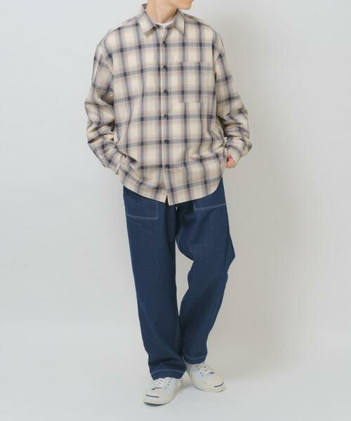 URBAN RESEARCH ITEMS / アーバンリサーチ アイテムズ シャツ・ブラウス | オンブレチェックレギュラーカラーライトシャツ | 詳細29