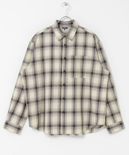 URBAN RESEARCH ITEMS / アーバンリサーチ アイテムズ シャツ・ブラウス | オンブレチェックレギュラーカラーライトシャツ | 詳細30
