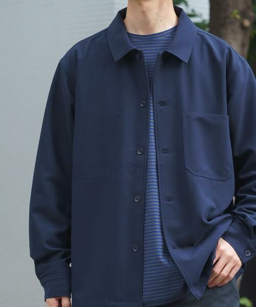URBAN RESEARCH ITEMS / アーバンリサーチ アイテムズ その他アウター | 『撥水/防汚/接触冷感』多機能ダブルポケットシャツジャケット | 詳細1