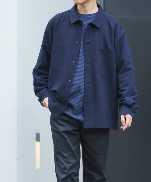 URBAN RESEARCH ITEMS / アーバンリサーチ アイテムズ その他アウター | 『撥水/防汚/接触冷感』多機能ダブルポケットシャツジャケット | 詳細4