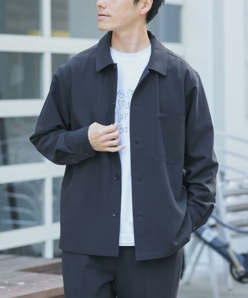 URBAN RESEARCH ITEMS / アーバンリサーチ アイテムズ その他アウター | 『撥水/防汚/接触冷感』多機能ダブルポケットシャツジャケット | 詳細13