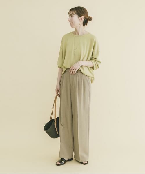 URBAN RESEARCH ITEMS / アーバンリサーチ アイテムズ ニット・セーター | ルーズフォルムボートネックニット | 詳細4