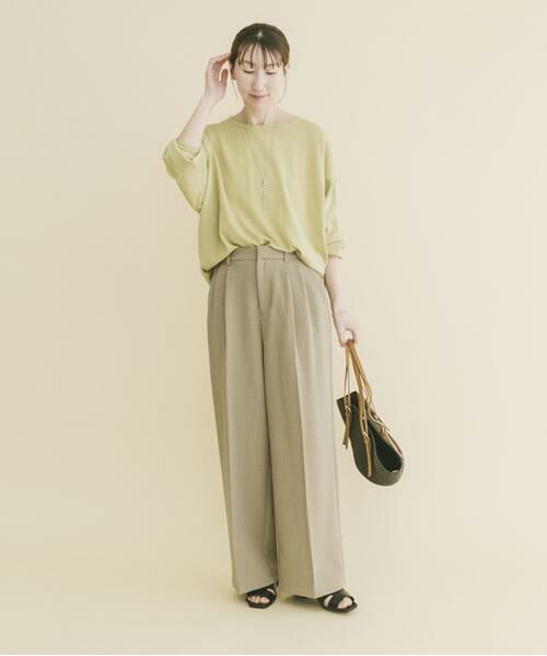 URBAN RESEARCH ITEMS / アーバンリサーチ アイテムズ ニット・セーター | ルーズフォルムボートネックニット | 詳細5