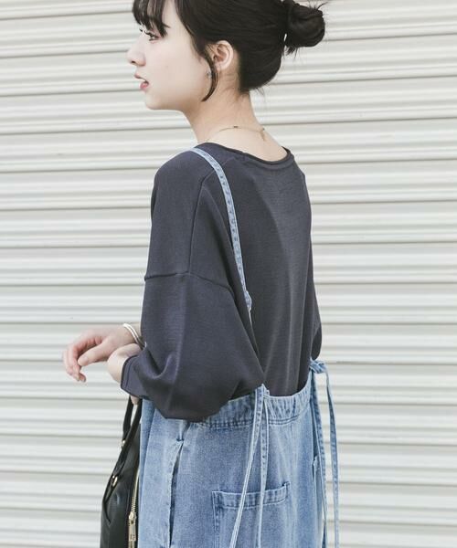 URBAN RESEARCH ITEMS / アーバンリサーチ アイテムズ ニット・セーター | ルーズフォルムボートネックニット | 詳細9