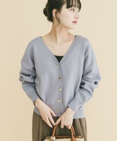 URBAN RESEARCH ITEMS / アーバンリサーチ アイテムズ ニット・セーター | 『イージーケア』スウェットライクVネックカーディガン(楽着シリーズ)