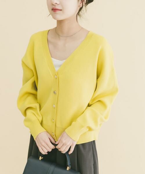 URBAN RESEARCH ITEMS / アーバンリサーチ アイテムズ ニット・セーター | 『イージーケア』スウェットライクVネックカーディガン(楽着シリーズ) | 詳細1
