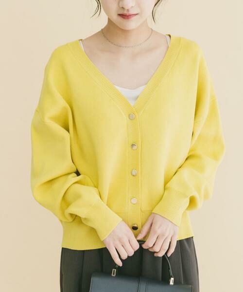 URBAN RESEARCH ITEMS / アーバンリサーチ アイテムズ ニット・セーター | 『イージーケア』スウェットライクVネックカーディガン(楽着シリーズ) | 詳細2