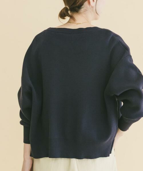URBAN RESEARCH ITEMS / アーバンリサーチ アイテムズ ニット・セーター | 『イージーケア』スウェットライクVネックカーディガン(楽着シリーズ) | 詳細9