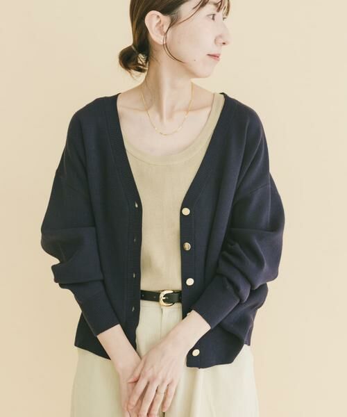 URBAN RESEARCH ITEMS / アーバンリサーチ アイテムズ ニット・セーター | 『イージーケア』スウェットライクVネックカーディガン(楽着シリーズ) | 詳細10