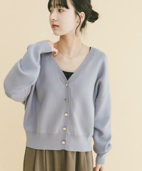 URBAN RESEARCH ITEMS / アーバンリサーチ アイテムズ ニット・セーター | 『イージーケア』スウェットライクVネックカーディガン(楽着シリーズ) | 詳細18