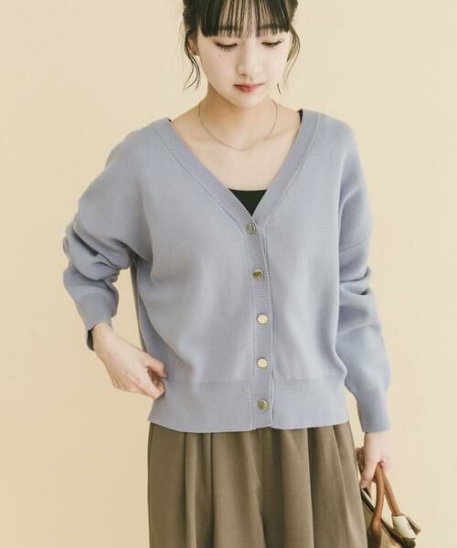 URBAN RESEARCH ITEMS / アーバンリサーチ アイテムズ ニット・セーター | 『イージーケア』スウェットライクVネックカーディガン(楽着シリーズ) | 詳細20