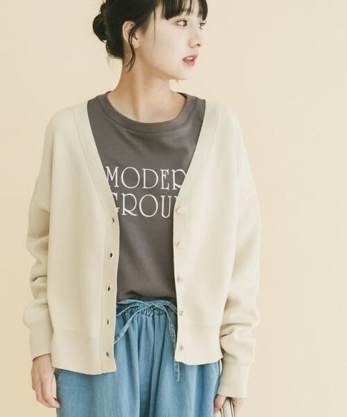 URBAN RESEARCH ITEMS / アーバンリサーチ アイテムズ ニット・セーター | 『イージーケア』スウェットライクVネックカーディガン(楽着シリーズ) | 詳細25