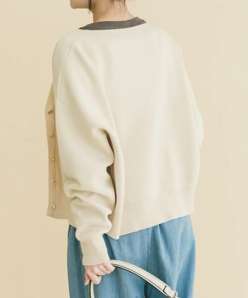 URBAN RESEARCH ITEMS / アーバンリサーチ アイテムズ ニット・セーター | 『イージーケア』スウェットライクVネックカーディガン(楽着シリーズ) | 詳細27