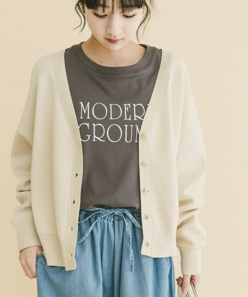 URBAN RESEARCH ITEMS / アーバンリサーチ アイテムズ ニット・セーター | 『イージーケア』スウェットライクVネックカーディガン(楽着シリーズ) | 詳細28