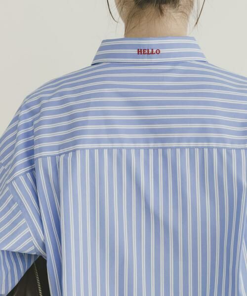 URBAN RESEARCH ITEMS / アーバンリサーチ アイテムズ シャツ・ブラウス | レギュラーカラー刺シュウシャツ | 詳細5