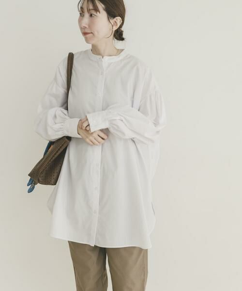 URBAN RESEARCH ITEMS / アーバンリサーチ アイテムズ シャツ・ブラウス | ボイルボリュームチュニック | 詳細8
