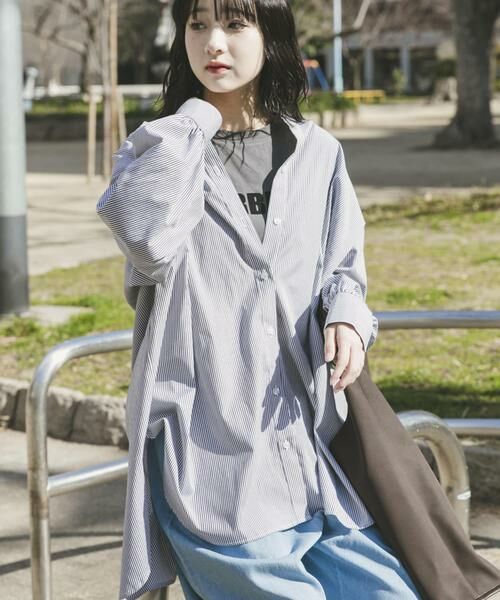 URBAN RESEARCH ITEMS / アーバンリサーチ アイテムズ シャツ・ブラウス | ボイルボリュームチュニック | 詳細17