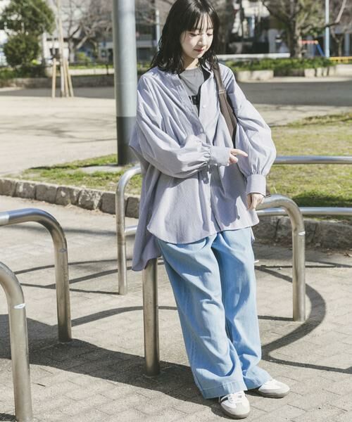 URBAN RESEARCH ITEMS / アーバンリサーチ アイテムズ シャツ・ブラウス | ボイルボリュームチュニック | 詳細19