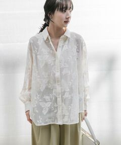 URBAN RESEARCH ITEMS / アーバンリサーチ アイテムズ シャツ・ブラウス | レースメッシュシャツ