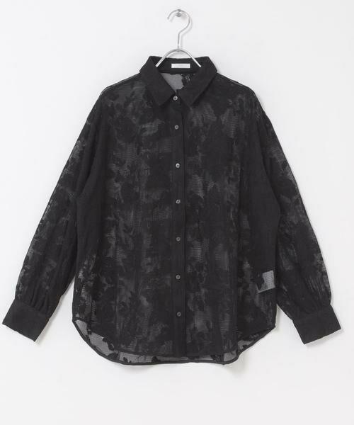 URBAN RESEARCH ITEMS / アーバンリサーチ アイテムズ シャツ・ブラウス | レースメッシュシャツ | 詳細15