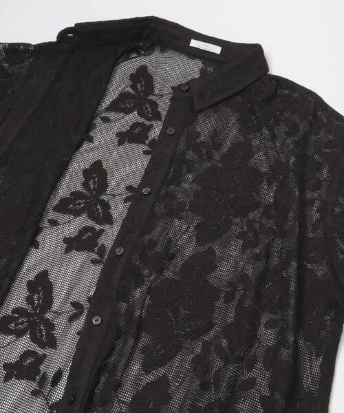 URBAN RESEARCH ITEMS / アーバンリサーチ アイテムズ シャツ・ブラウス | レースメッシュシャツ | 詳細16
