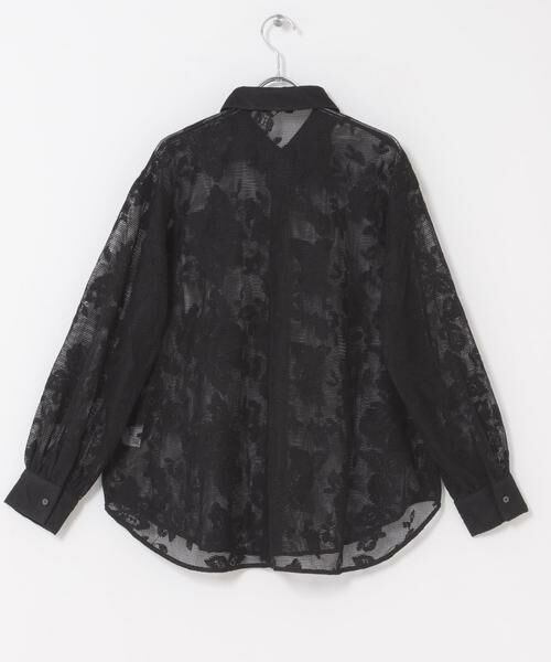 URBAN RESEARCH ITEMS / アーバンリサーチ アイテムズ シャツ・ブラウス | レースメッシュシャツ | 詳細17