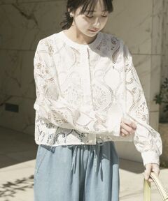 URBAN RESEARCH ITEMS / アーバンリサーチ アイテムズ シャツ・ブラウス | レースクロップドシャツ