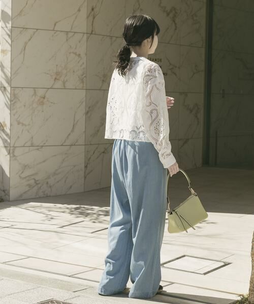 URBAN RESEARCH ITEMS / アーバンリサーチ アイテムズ シャツ・ブラウス | レースクロップドシャツ | 詳細6