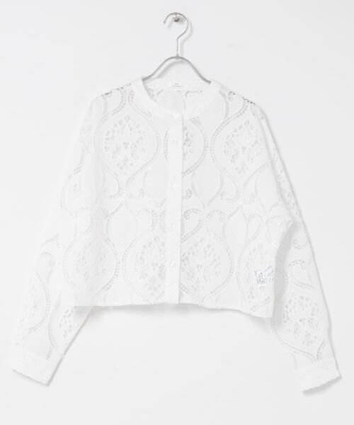 URBAN RESEARCH ITEMS / アーバンリサーチ アイテムズ シャツ・ブラウス | レースクロップドシャツ | 詳細8