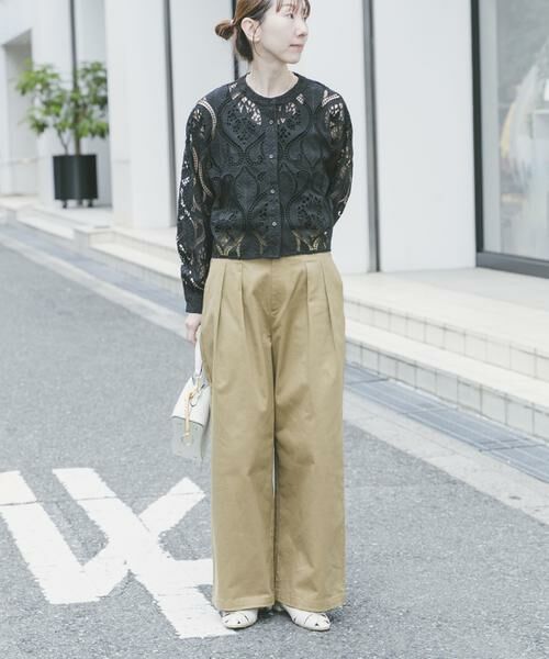 URBAN RESEARCH ITEMS / アーバンリサーチ アイテムズ シャツ・ブラウス | レースクロップドシャツ | 詳細13