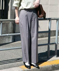 URBAN RESEARCH ITEMS / アーバンリサーチ アイテムズ その他パンツ | ワンタックワイドパンツ