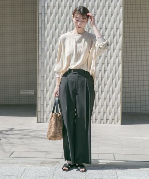 URBAN RESEARCH ITEMS / アーバンリサーチ アイテムズ その他パンツ | ワンタックワイドパンツ | 詳細2