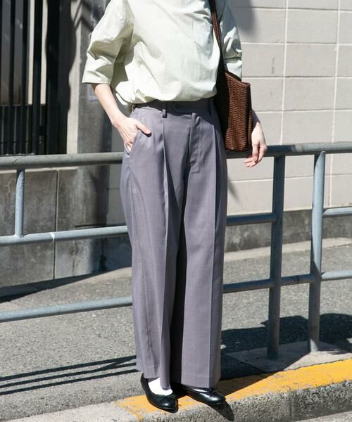 URBAN RESEARCH ITEMS / アーバンリサーチ アイテムズ その他パンツ | ワンタックワイドパンツ | 詳細9