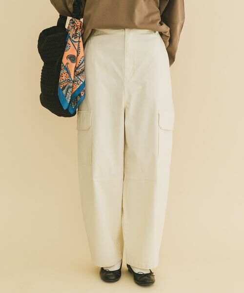 URBAN RESEARCH ITEMS / アーバンリサーチ アイテムズ その他パンツ | バレルカーゴパンツ（オフホワイト）