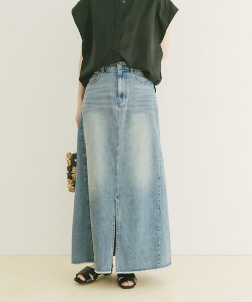 URBAN RESEARCH ITEMS / アーバンリサーチ アイテムズ スカート | デニムロングスカート | 詳細1
