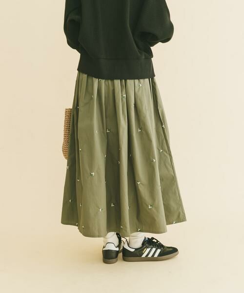 URBAN RESEARCH ITEMS / アーバンリサーチ アイテムズ スカート | エンブロイダリーギャザースカート | 詳細2