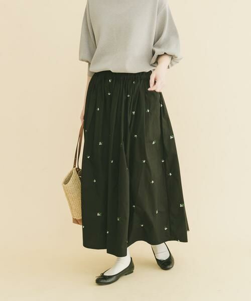 URBAN RESEARCH ITEMS / アーバンリサーチ アイテムズ スカート | エンブロイダリーギャザースカート | 詳細10