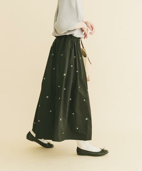 URBAN RESEARCH ITEMS / アーバンリサーチ アイテムズ スカート | エンブロイダリーギャザースカート | 詳細12