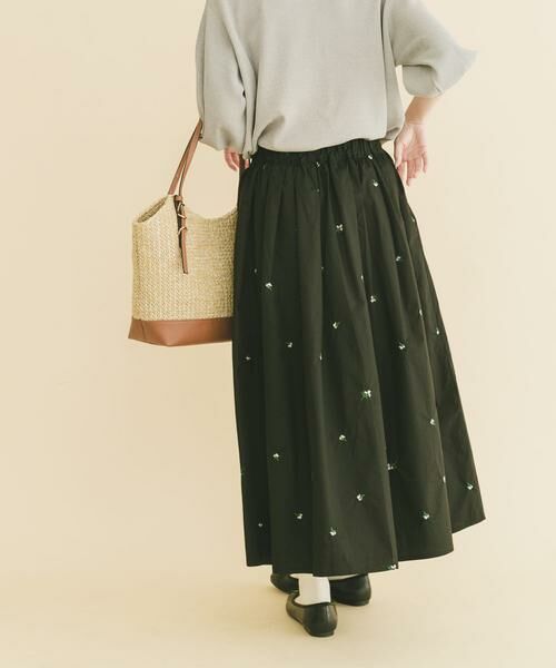 URBAN RESEARCH ITEMS / アーバンリサーチ アイテムズ スカート | エンブロイダリーギャザースカート | 詳細13