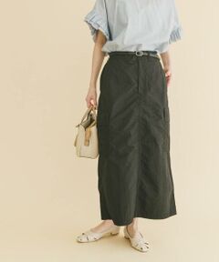 URBAN RESEARCH ITEMS / アーバンリサーチ アイテムズ スカート | ベルト付きカーゴスカート