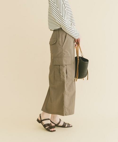 URBAN RESEARCH ITEMS / アーバンリサーチ アイテムズ スカート | ベルト付きカーゴスカート | 詳細3