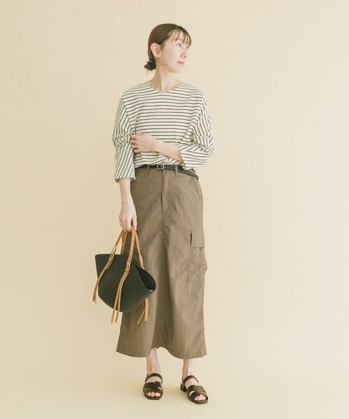 URBAN RESEARCH ITEMS / アーバンリサーチ アイテムズ スカート | ベルト付きカーゴスカート | 詳細5