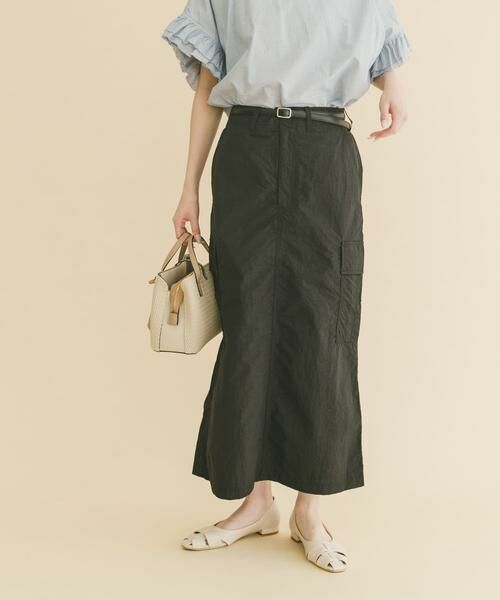 URBAN RESEARCH ITEMS / アーバンリサーチ アイテムズ スカート | ベルト付きカーゴスカート | 詳細13