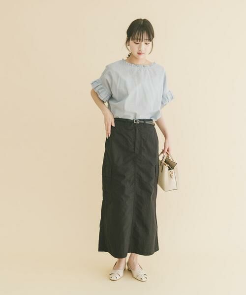 URBAN RESEARCH ITEMS / アーバンリサーチ アイテムズ スカート | ベルト付きカーゴスカート | 詳細16