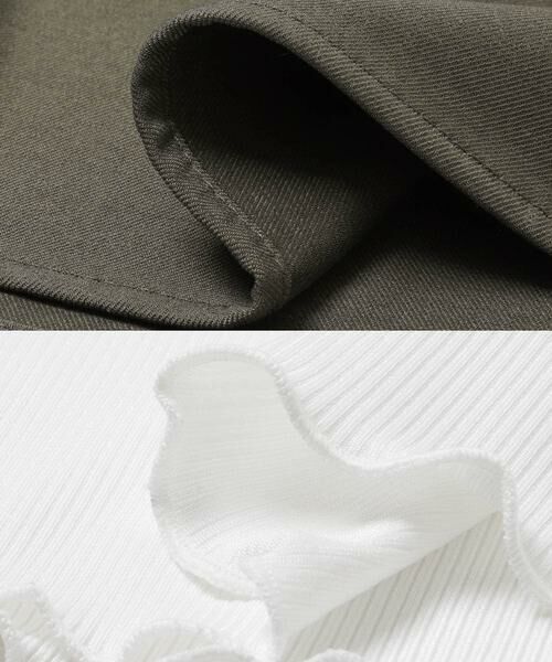 URBAN RESEARCH ITEMS / アーバンリサーチ アイテムズ ワンピース | ギャザージャンパースカート(ロングスリーブインナーセット) | 詳細10