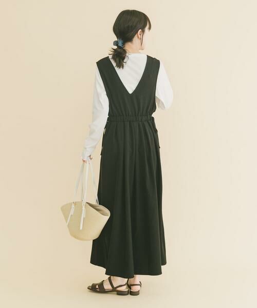 URBAN RESEARCH ITEMS / アーバンリサーチ アイテムズ ワンピース | ギャザージャンパースカート(ロングスリーブインナーセット) | 詳細16