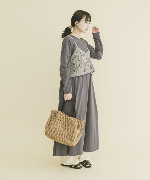 URBAN RESEARCH ITEMS / アーバンリサーチ アイテムズ ワンピース | カギバリキャミ×カットワンピース | 詳細4